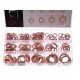 Zestaw miedzianych pierścieni uszczelniających MECHANIC RING SET 2, M5–M20, 300 szt.