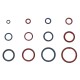 Zestaw uszczelek hydraulicznych z gumowym kołnierzem MECHANIC RING SET 4, 245 szt.