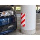 Samoprzylepny piankowy ochraniacz słupka do garażu CAR PARK GUARD POLE 1, 18x38x1,5cm, 2ks