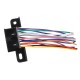 Gniazdo OBD-II z 16 pinami zakończone 10cm przewodami łączącymi MECHANIC CABLE 25