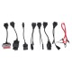 Kompletny zestaw redukcji OBD-II do samochodów osobowych MECHANIC CABLE SET 1, 8 szt.
