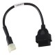 Redukcja OBD-II 6-pinowa do motocykla Kawasaki MECHANIC CABLE 17