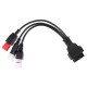 Redukce OBD-II 3-pin/4-pin/6-pin pro motocykly Yamaha a Honda MECHANIC CABLE 23