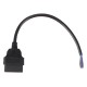 Przedłużacz OBD-II żeński z 16 pinami zakończony 30 cm przewodami MECHANIC CABLE 27
