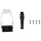 Zástrčka OBD-II s 16 piny pro montáž vlastního kabelu MECHANIC CABLE 30, transparentní