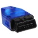 Zástrčka OBD-II s 16 piny pro montáž vlastního kabelu MECHANIC CABLE 31, modrá
