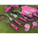 Zestaw narzędzi ogrodowych GARDEN PINK 12