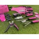 Zestaw narzędzi ogrodowych GARDEN PINK 12