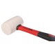 Młotek gumowy TPR HAMMER 340, biały, 340 g, 310 mm