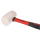 Młotek gumowy TPR HAMMER 450, biały, 450 g, 330 mm