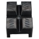 Gumowa podkładka do składanej podpory samochodowej MECHANIC CAR STAND, 83×62×40 mm
