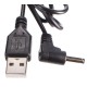 Zapasowy kabel USB z wtykiem DC 3,5x1,35 mm, do dyfuzorów Flower i Ball