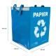 Torba do segregacji odpadów SORT EASY PAPIER, 30x30x40 cm, 36 l