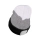 Czapka z czołówką 180 lm, ładowalna, USB, uniwersalny rozmiar, bawełna/PE, czarna/szara/biała
