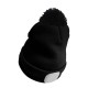 Czapka z czołówką 180 lm, ładowalna, USB, uniwersalny rozmiar, bawełna/PE, czarna z pomponem