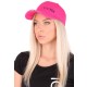 Czapka z daszkiem z oświetleniem LED B-CAP 25lm, ładowalna, USB, uniwersalny rozmiar, różowa