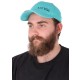 Czapka z daszkiem z oświetleniem LED B-CAP 25lm, ładowalna, USB, uniwersalny rozmiar, turkusowa