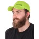 Czapka z daszkiem z lampką LED B-CAP 25lm, ładowalna, USB, uniwersalny rozmiar, fluorescencyjna ziel
