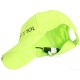 Czapka z daszkiem z lampką LED B-CAP 25lm, ładowalna, USB, uniwersalny rozmiar, fluorescencyjna ziel
