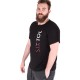 Koszulka męska T-SHIRT, czarna, rozmiar XL, 100% bawełna