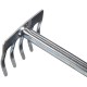 Ręczne grabki, długość 290 mm, ergonomiczny uchwyt