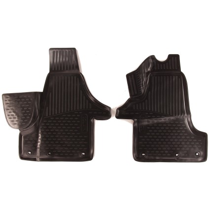 3D gumowe dywaniki VOLKSWAGEN Transporter (T6), 2015->, VAN, (Europa), 2 szt.