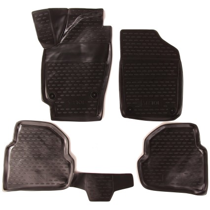 3D gumowe dywaniki VOLKSWAGEN Polo, 2010->, sedan