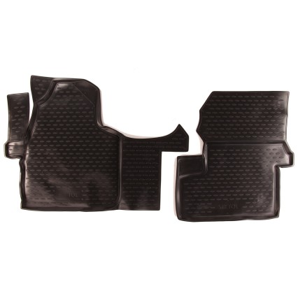 Dywaniki gumowe VOLKSWAGEN Crafter 10/2008->, 2 szt.