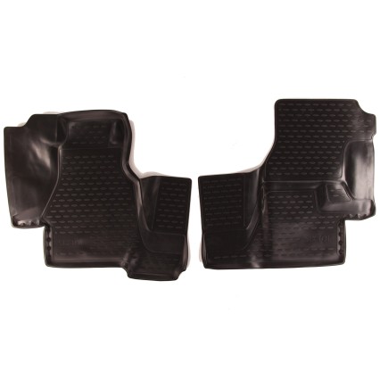 3D Gumowe dywaniki do MERCEDES-BENZ Sprinter Classic (W909), 2000-2006, 2013->, 2 sztuki