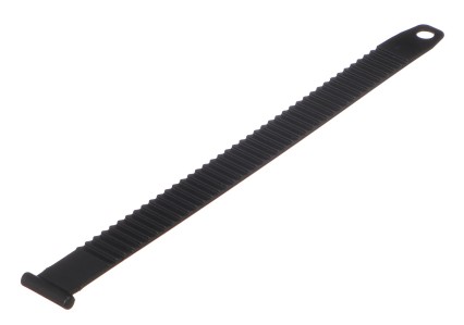 Pasek mocujący do uchwytu rowerowego na hak, długość 27cm, czarny - część zamienna