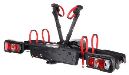 Bagażnik rowerowy na hak E-BIKE 2 PREMIUM - 2 rowery elektryczne, nośność 60 kg, składany