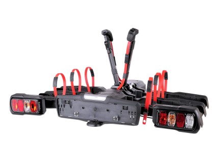 Uchwyt rowerowy na hak E-BIKE 3 PREMIUM - 3 rowery elektryczne, udźwig 60 kg, składany