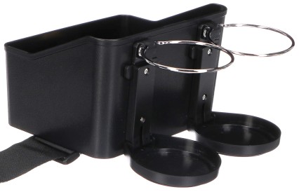 PRZECHOWYWANIE W SAMOCHODZIE 2 organizer samochodowy/uchwyt na napoje w podłokietniku