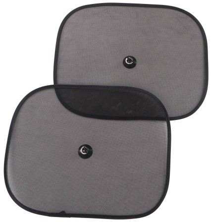 Osłona przeciwsłoneczna z przyssawką na boczną szybę samochodu CAR SUNSHADE SET 7, 44 x 36 cm, 2 szt