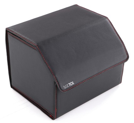 Organizator do bagażnika samochodu CAR COMPACT LEATHER M, 1 przegroda, składany, z pokrywą