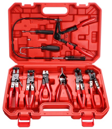 Zestaw szczypiec do opasek wężowych MECHANIC HOSE CLAMP SET 9