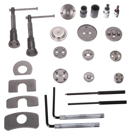 Przyrząd do cofania tłoków hamulcowych MECHANIC BRAKE SET BLACK 50, zestaw 50 szt.