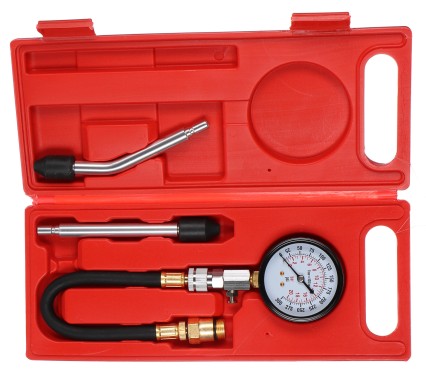 Zestaw do testowania kompresji silników benzynowych MECHANIC ENGINE TESTER 4, 0-20 bar, 4 szt.