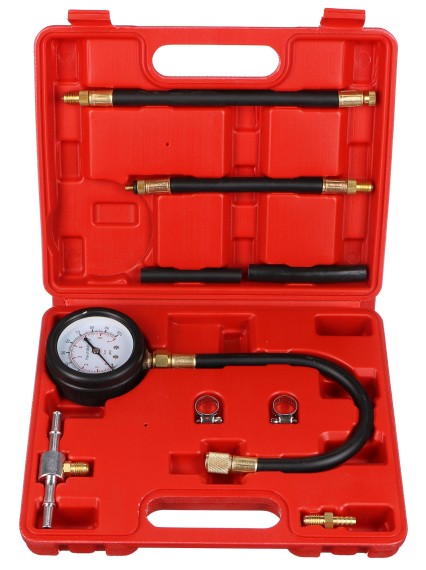 Zestaw do testowania ciśnienia silników benzynowych MECHANIC ENGINE TESTER 10, 0-7bar, 10 szt.