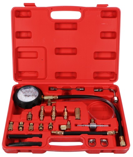 Zestaw do testowania ciśnienia silników benzynowych MECHANIC ENGINE TESTER 20, 0-10bar, 20 szt.