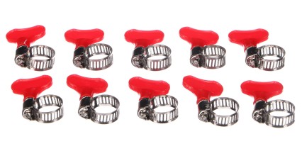 Opaska na wąż z motylkiem MECHANIC CONNECT 10-16mm, 10 szt.