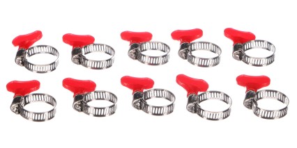 Opaska na wąż z motylkiem MECHANIC CONNECT 16-25mm, 10 szt.