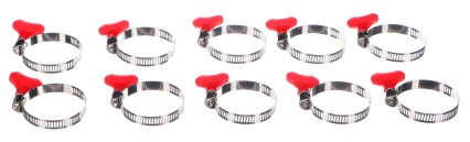 Opaska na wąż z motylkiem MECHANIC CONNECT 32-44mm, 10 szt.