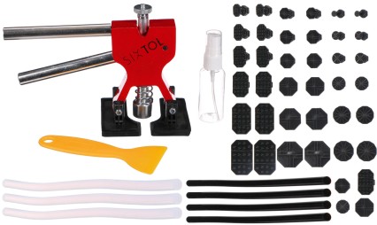 Zestaw do naprawy wgnieceń karoserii z ściągaczem ZESTAW DO NAPRAWY NADWOZIA 50 szt., 50 szt.