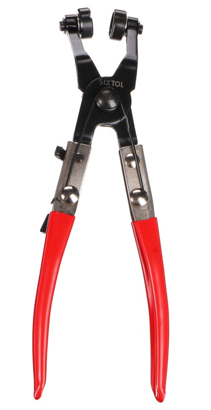 Szczypce do opasek zaciskowych pojedynczych samozaciskowych, wygięte OPASKA MECHANICZNA 6