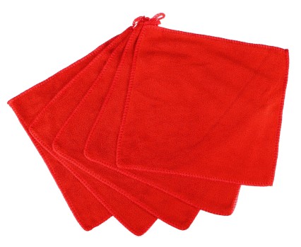 Ściereczki z mikrofibry do mycia samochodu CAR DETAILING WASH TOWEL SET 5, 25x25 cm 450 g/m2, 5 szt.
