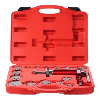 Pneumatyczny przyrząd do wciskania tłoczków hamulcowych MECHANIC BRAKE SET PNEU 16, zestaw 16 szt.