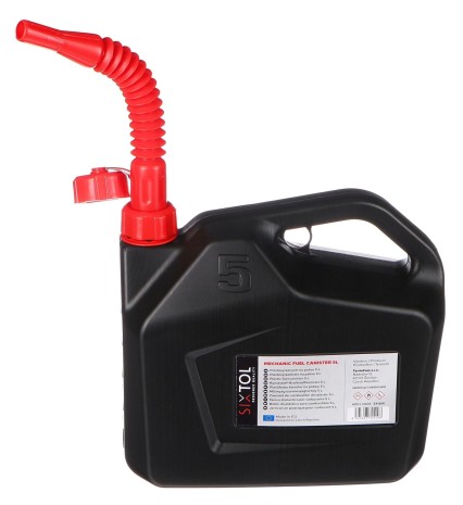 Karnister plastikowy MECHANIC FUEL CANISTER 5L, czarny