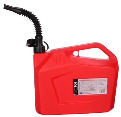 Kanister plastikowy MECHANIC FUEL CANISTER RED 10L, czerwony