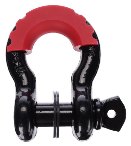 Zaczep off-road z gumową osłoną CAR SHACKLE 1, nośność 4,75 t